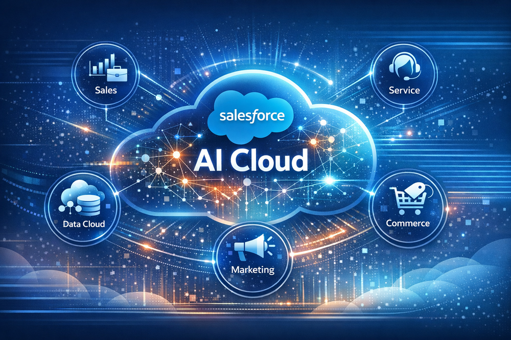 Salesforce AI Cloud Guide 2025: Architecture, Features & Benefits