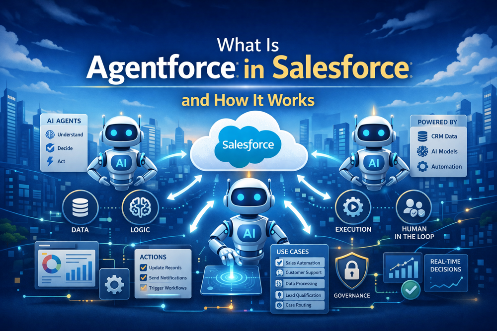Agentforce Salesforce: How It Works and AI Agent Guide