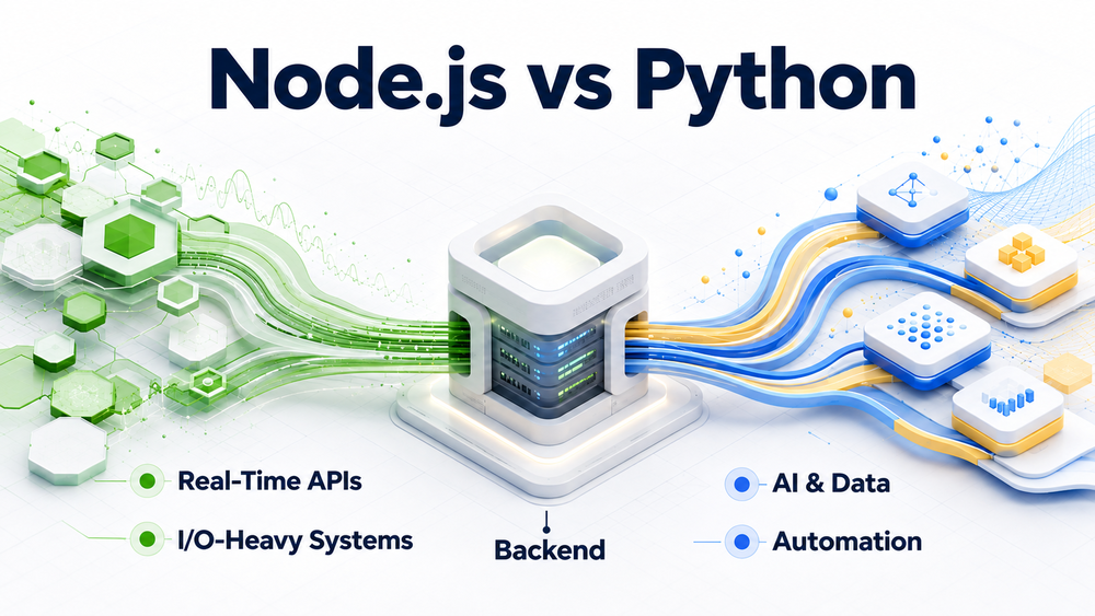 Python or Node.js for Backend Development: A Practical Guide